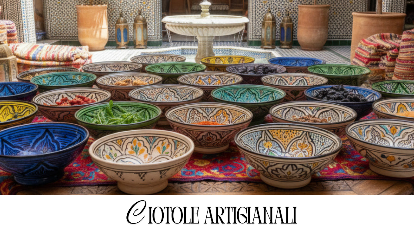 Ciotole artigianali marocchine di Safi